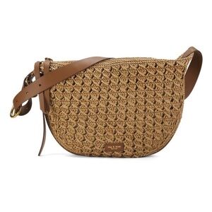 Rag & Bone Mercer Straw Shoulder Woven Crossbody Bag